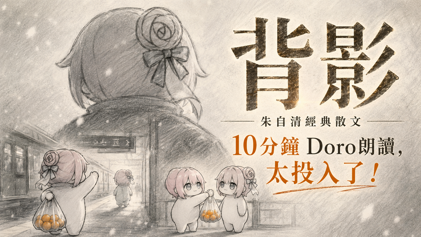 朱自清背影 Doro 朗讀影片封面